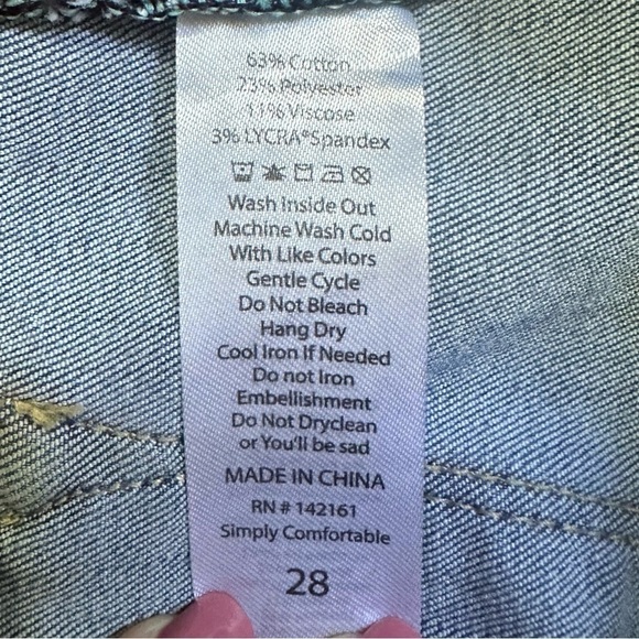 Lularoe Skinny Ankle Distressed Jeans - Picture 10 of 11